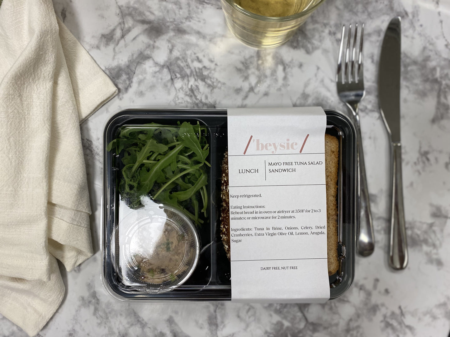 Mayo Free Tuna Salad Sandwich