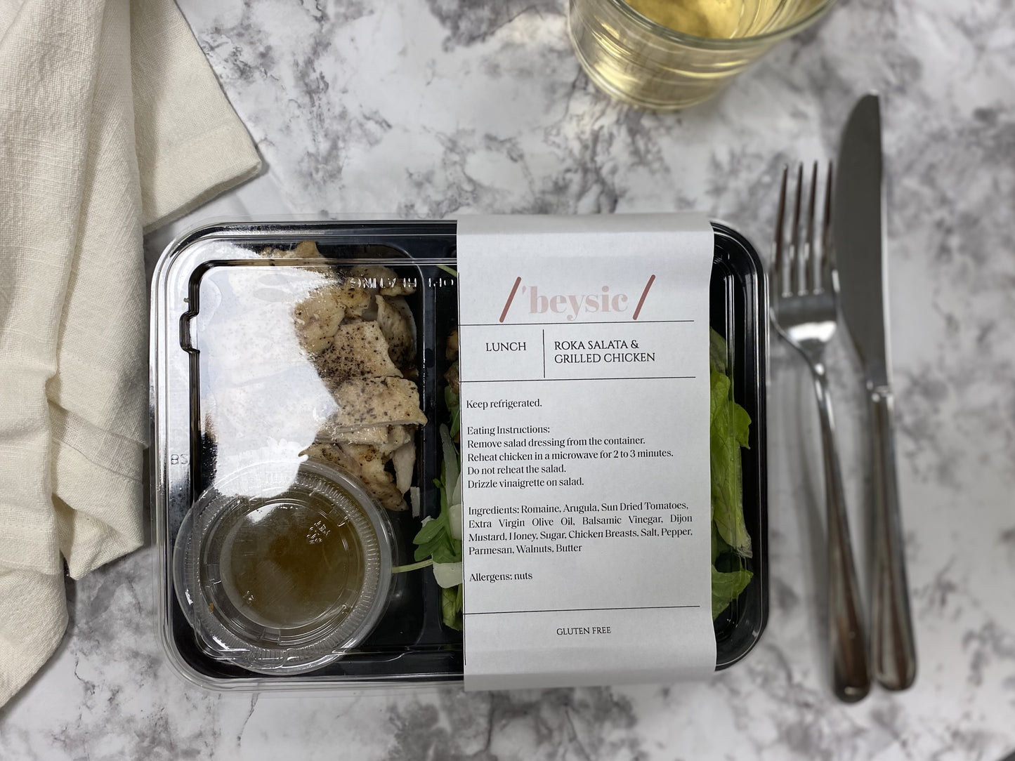 Roka Salata & Grilled Chicken